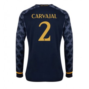 Real Madrid Daniel Carvajal #2 Replika Udebanetrøje 2023-24 Langærmet